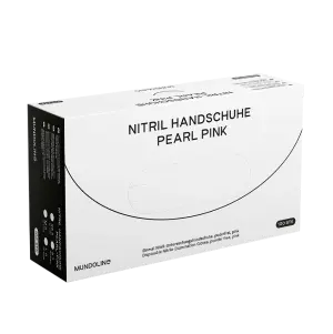 Mundoline nitrilhandschoen pearl pink